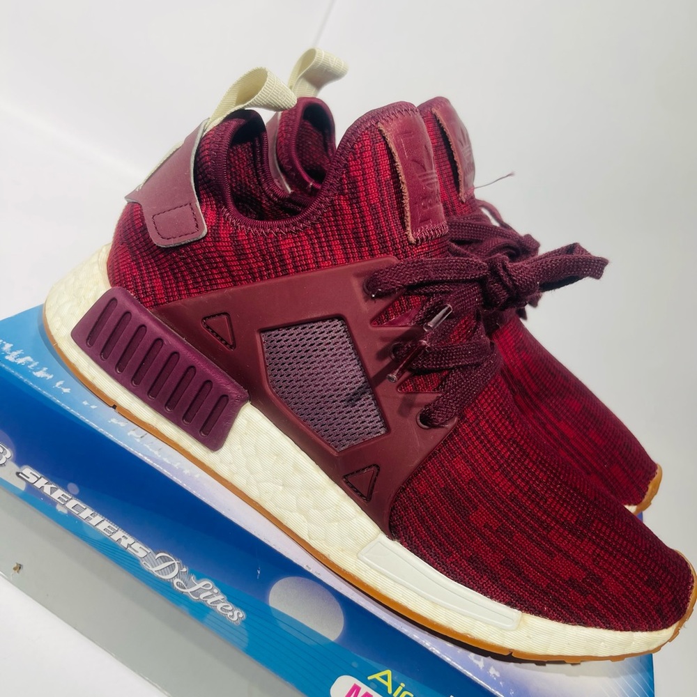 Adidas Men's 8 Sneakers Maroon Red Boost NMD R1 BB2368